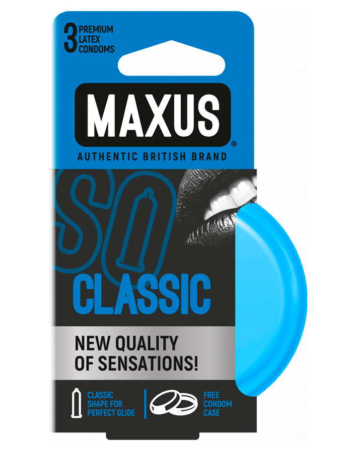 Презервативы Maxus Classic X-Edition, 3 шт